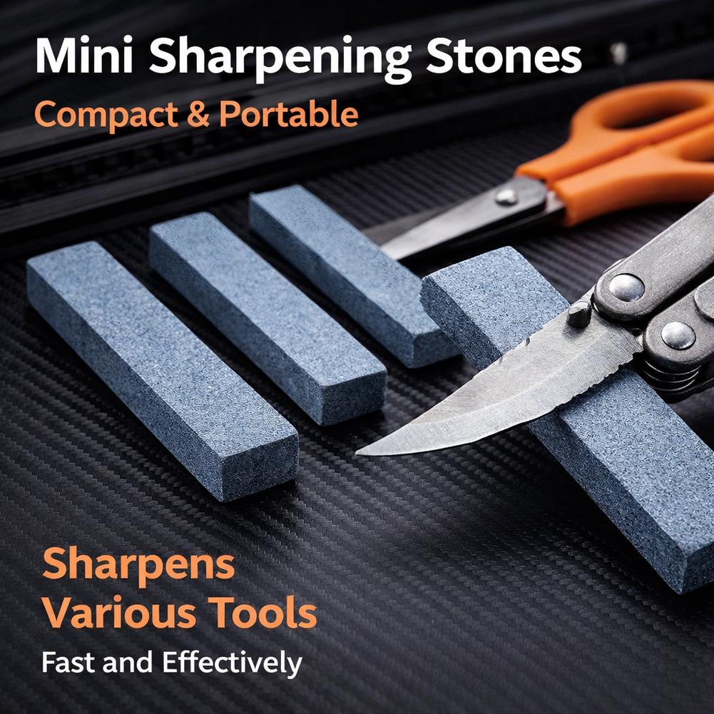 Sharpening Stone Whetstone - Миниатюрный зеленый точильный камень из карбида