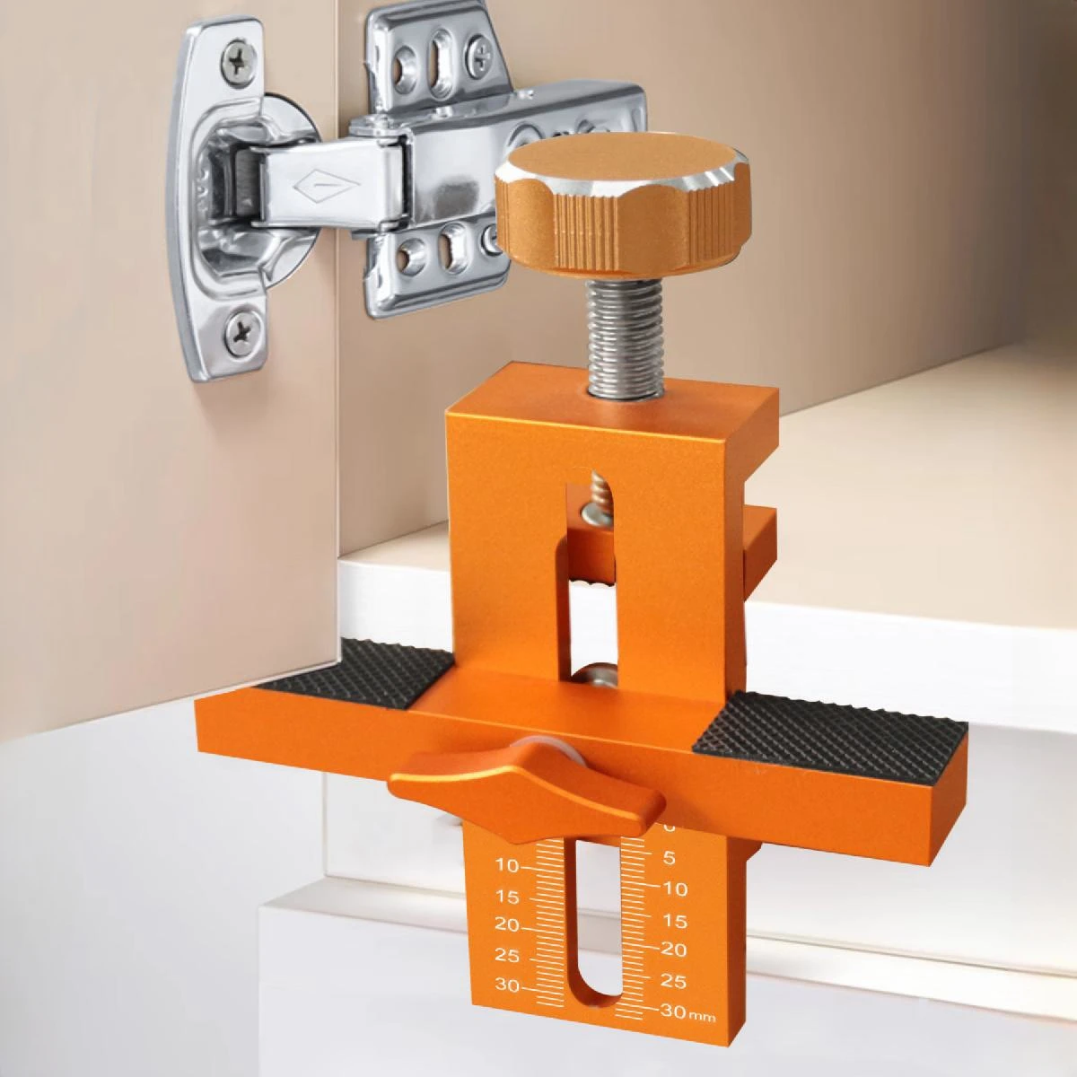 Dowel Jig Kit - Металлический регулируемый зажим для установки дверей