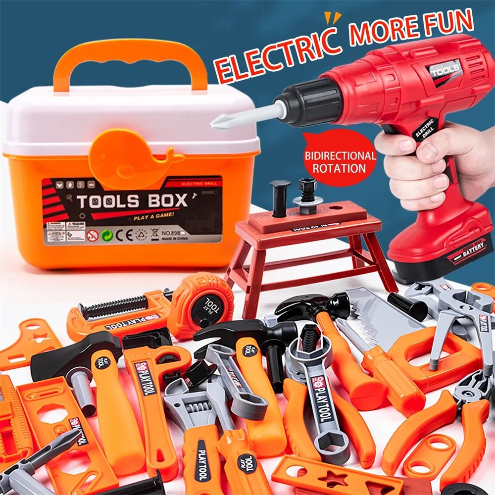 Workshop Tools Toy - Электрический игрушечный набор инструментов для ремонта: