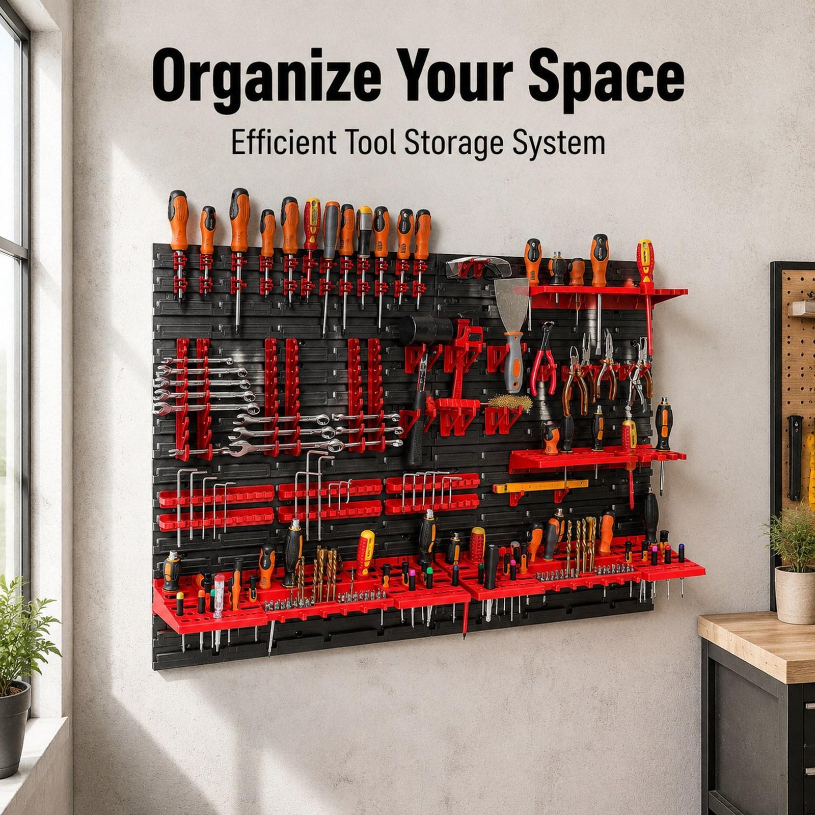 Workshop Tools Board - Настенные контейнеры для хранения с панелями,