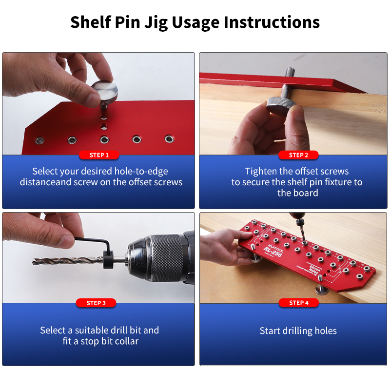 Набор направляющих для полки к – обзор и цена Dowel Jig Kit